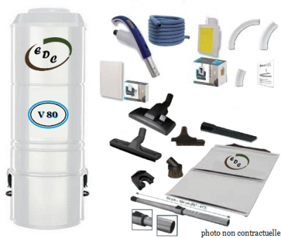 Centrale SuperVac 80 + Système Rétractable