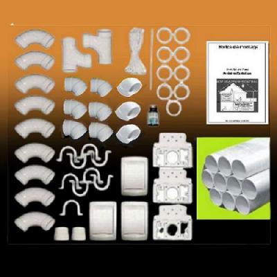 Kit 3 prises + 15ml de tubes PVC Spécial Air - 50,08 mm